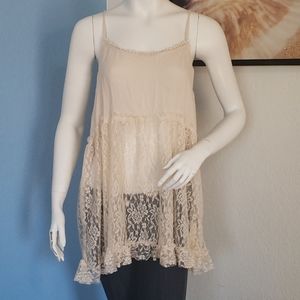New Lace Tunic Size L